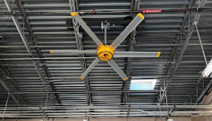 Large Commercial Fan Installation Large Commercial Fan Installation